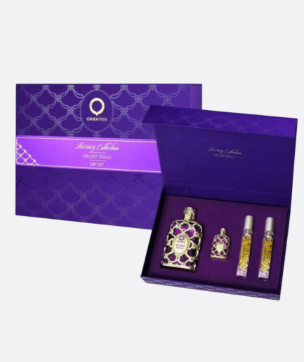 Set Orientica Velvet Gold Caja Luxury 4 piezas