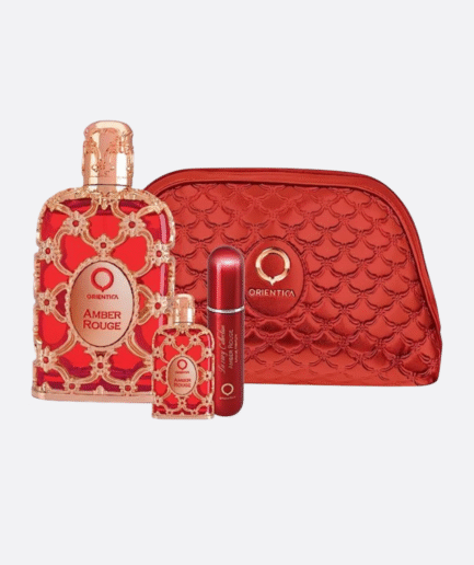 Set Orientica Amber Rouge 4 Piezas con Bolso